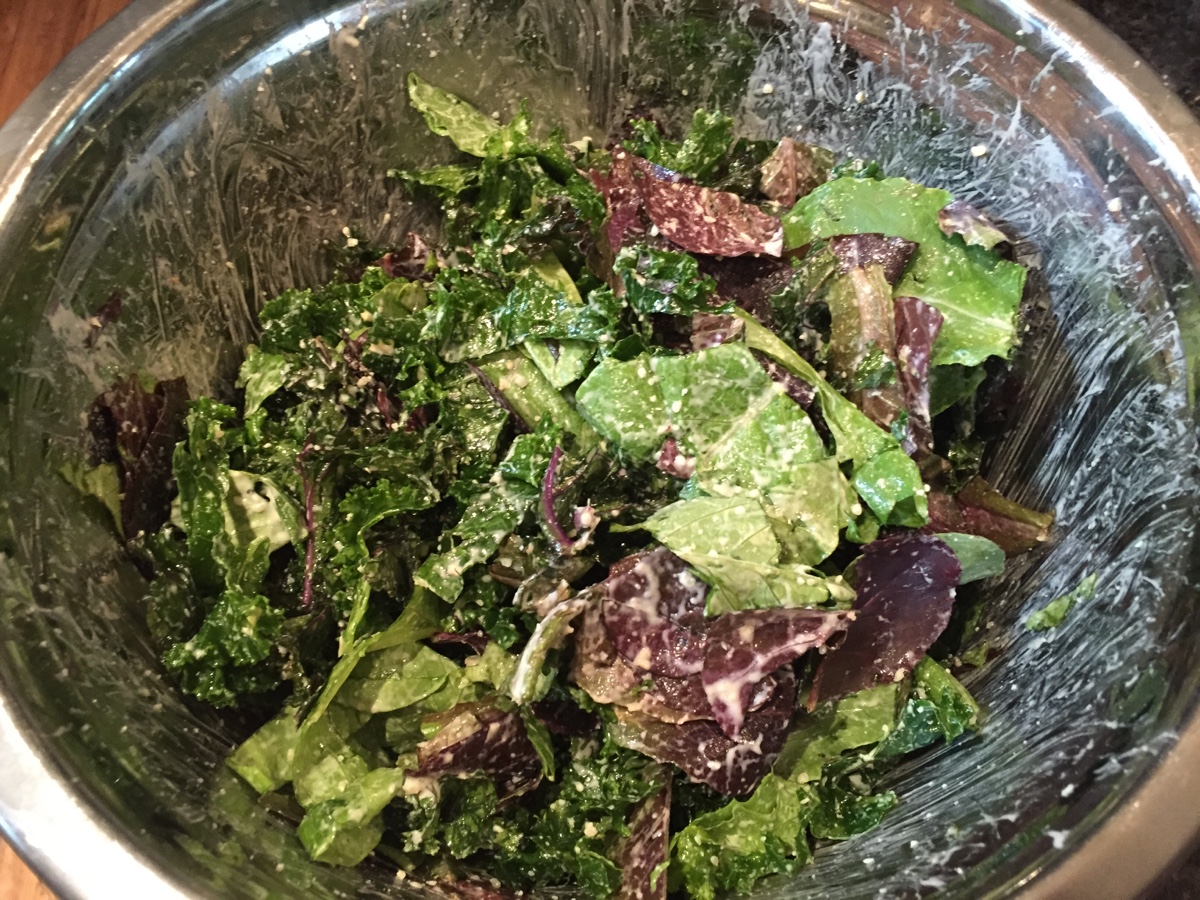 kale caesar salad